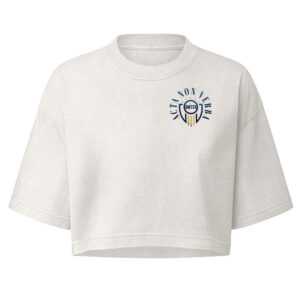 Women’s garment dye cropped tee