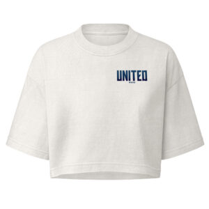 Women’s garment dye cropped tee
